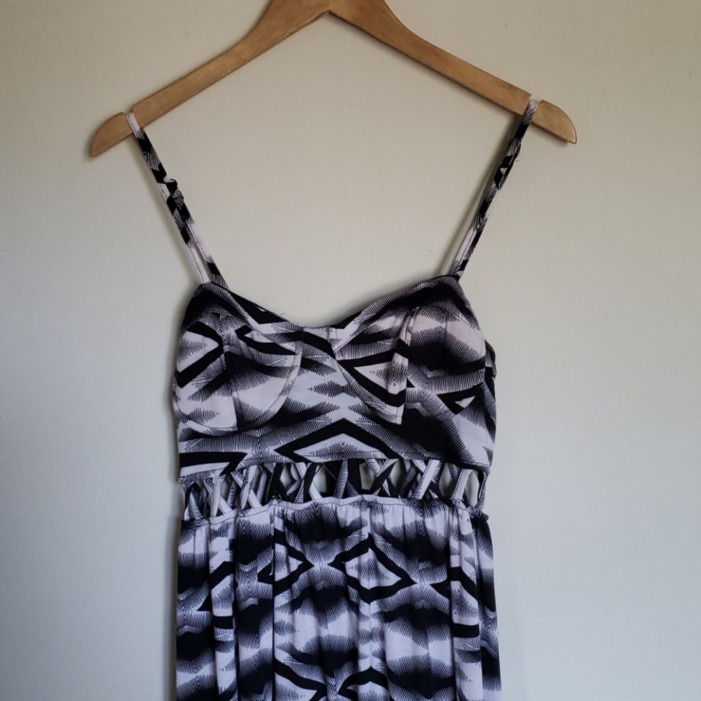 Geometric Maxi Dress
